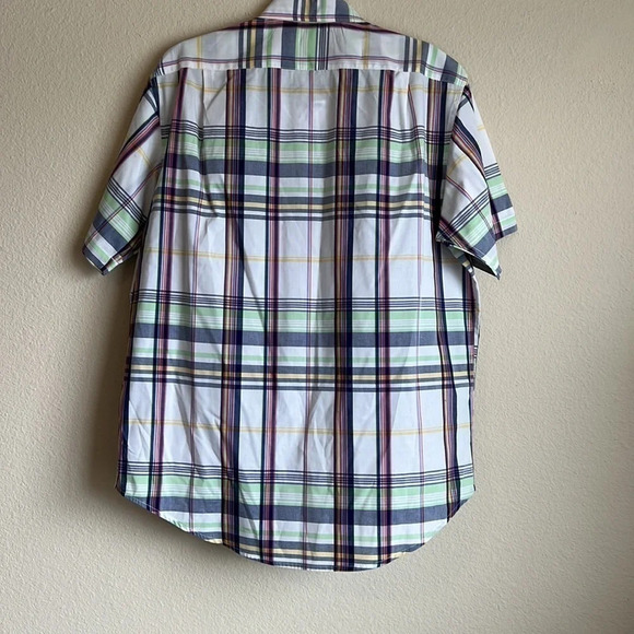 U.S. Polo Assn Shirt Size L Plaid Short Sleeve - Picture 5 of 5
